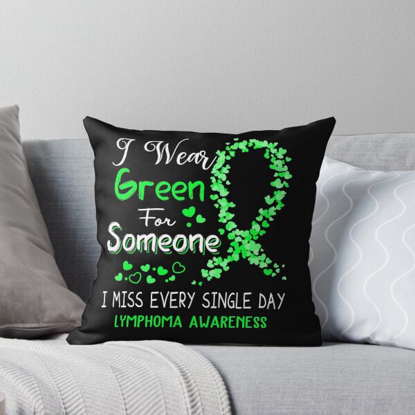 Item preview, I Wear Green Lymphoma Awareness designed and sold by GennieShop.