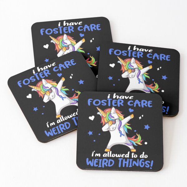 Item preview, Foster Care Warrior I'm Allowed To Do Weird Things designed and sold by Brad-FI.