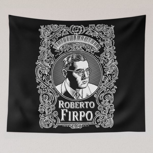 Item preview, Roberto Firpo (white printing) designed and sold by LisaHaney.