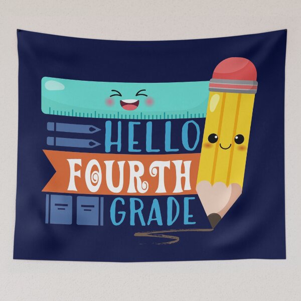 Item preview, Hello Fourth Grade (Dark) designed and sold by the-krisney-way.