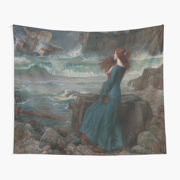 Aperçu de l'œuvre John William Waterhouse -Miranda La Tempête,Nº,02. créée et vendue par Vivanne-art.