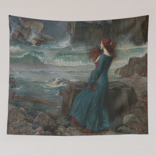 Item preview, John William Waterhouse -Miranda The Tempest,Nº,02. designed and sold by Vivanne-art.