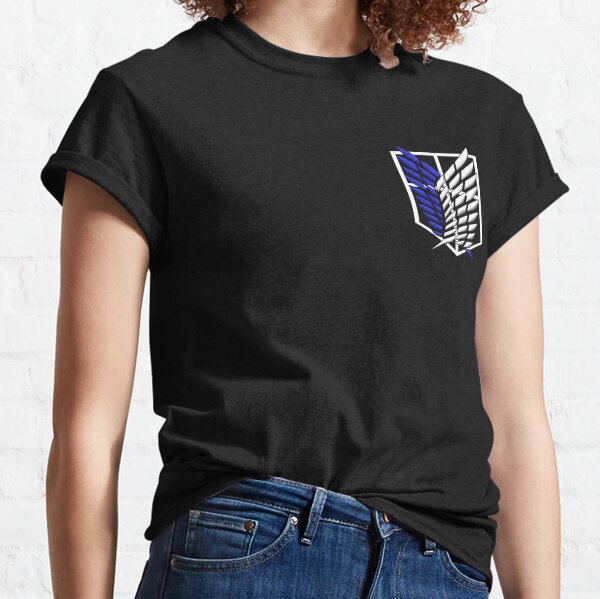 Attack On Titan Colorblock Black T-Shirt