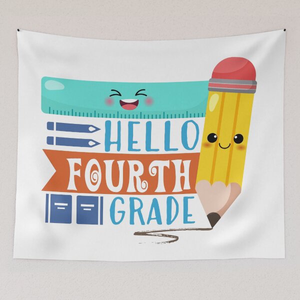 Item preview, Hello Fourth Grade (Light) designed and sold by the-krisney-way.