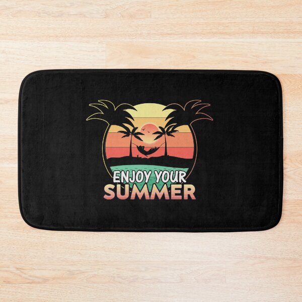 Item preview, enjoy your summer :palm - sun - sandals and more... (summer escape)-swimming cap for long hair designed and sold by charaf19.