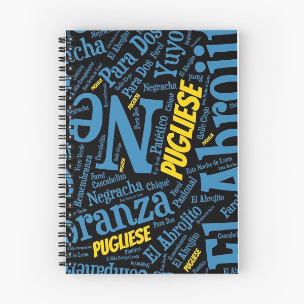 Item preview, Pugliese Tango Word Art in Blue and Yellow designed and sold by infinitetango.