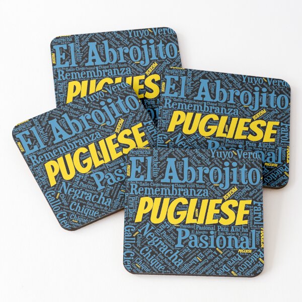 Item preview, Pugliese Tango Word Art in Blue and Yellow designed and sold by infinitetango.