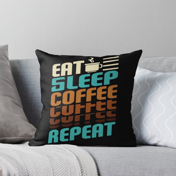 Item preview, Eat sleep coffee repeat designed and sold by AEGMEDIA.