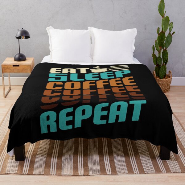 Item preview, Eat sleep coffee repeat designed and sold by AEGMEDIA.