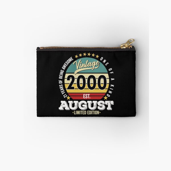 Item preview, 21 Years Of Being Awesome - One Of A Kind Limited Edition - 2000 Vintage 21s Retro, Classic, Cool, August Birthday.  designed and sold by ALITOPRINCE.