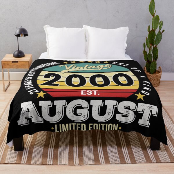 Item preview, 21 Years Of Being Awesome - One Of A Kind Limited Edition - 2000 Vintage 21s Retro, Classic, Cool, August Birthday.  designed and sold by ALITOPRINCE.