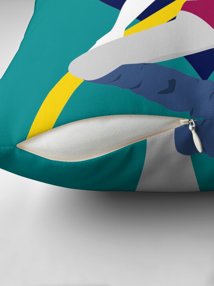 Thumbnail 2 of 4, Pillow, Girl in the gym designed and sold by djspacegr.