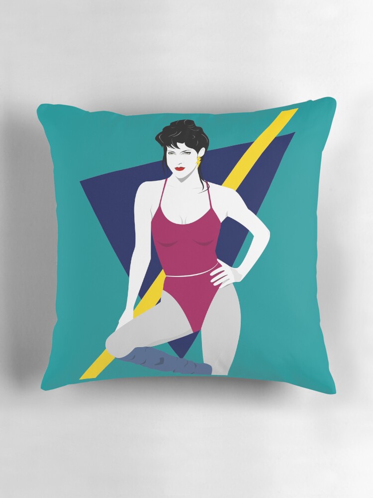 Thumbnail 3 of 4, Pillow, Girl in the gym designed and sold by djspacegr.