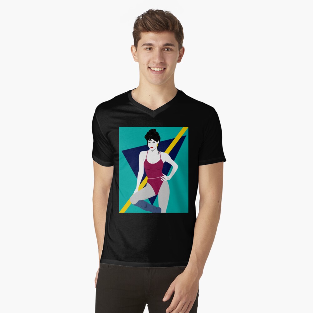 Item preview, V-Neck T-Shirt designed and sold by djspacegr.