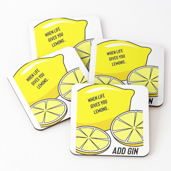 Item preview, When life gives you lemons..Add gin designed and sold by Kidzx6.