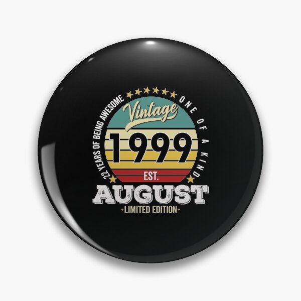 Item preview,  22 Years Of Being Awesome - One Of A Kind Limited Edition - 1999 Vintage 22s Retro, Classic, Cool, August Birthday.  designed and sold by ALITOPRINCE.