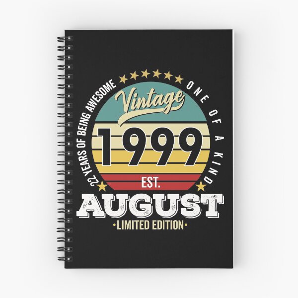 Item preview,  22 Years Of Being Awesome - One Of A Kind Limited Edition - 1999 Vintage 22s Retro, Classic, Cool, August Birthday.  designed and sold by ALITOPRINCE.
