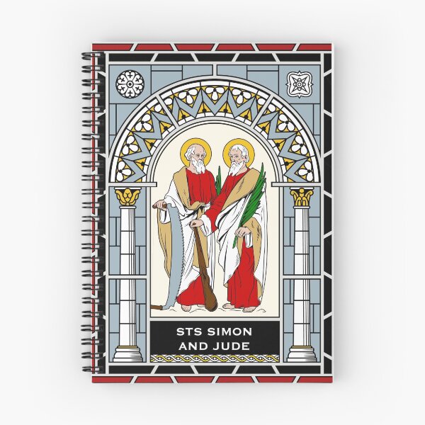 Item preview, SAINTS SIMON AND JUDE under STAINED GLASS designed and sold by CatholicSaints.