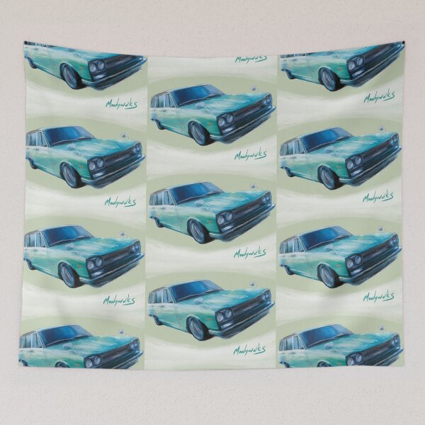 Item preview, Nissan Skyline Van / Wagon JDM Oil Painting  designed and sold by Moodyworks.