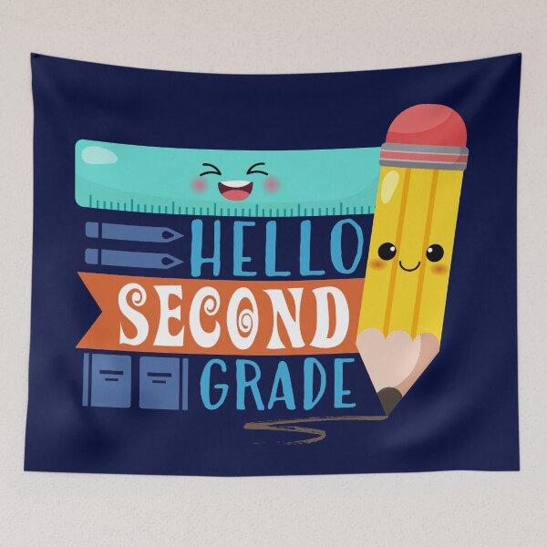 Item preview, Hello Second Grade (Dark) designed and sold by the-krisney-way.