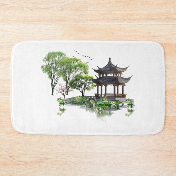 Item preview, Rest parlor near a pond design...! designed and sold by VIVEK KUMAR RAI.