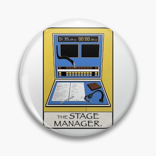 Item preview, Stage Manager Tarot Card designed and sold by Callum Watson.