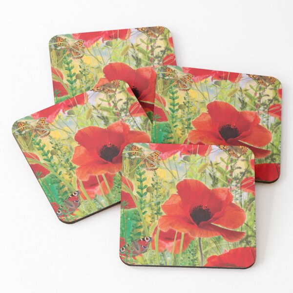 Item preview, Red Poppy Meadow designed and sold by MillieMoth.