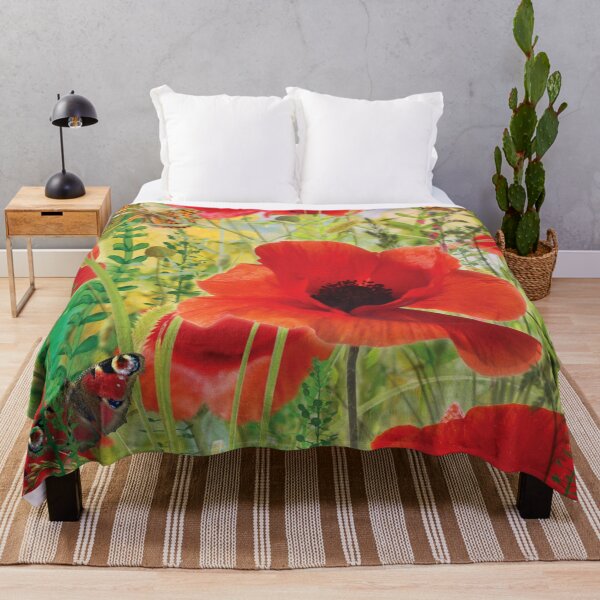 Item preview, Red Poppy Meadow designed and sold by MillieMoth.