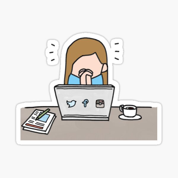 STEM girl Sticker