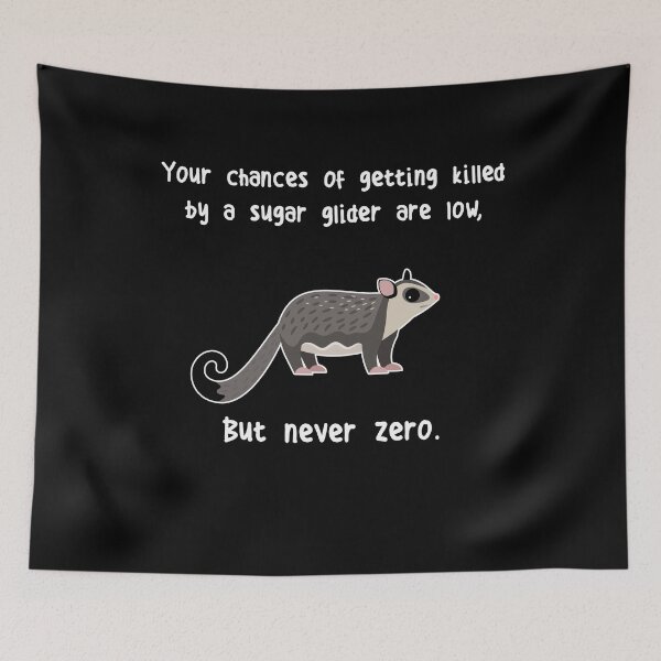 Item preview, Never Zero Sugar Glider designed and sold by Clara Hollins.