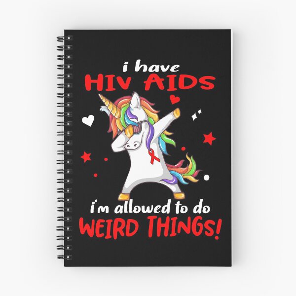 Item preview, Hiv Aids Warrior I'm Allowed To Do Weird Things designed and sold by Brad-FI.