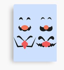 Face Of Canvas Print