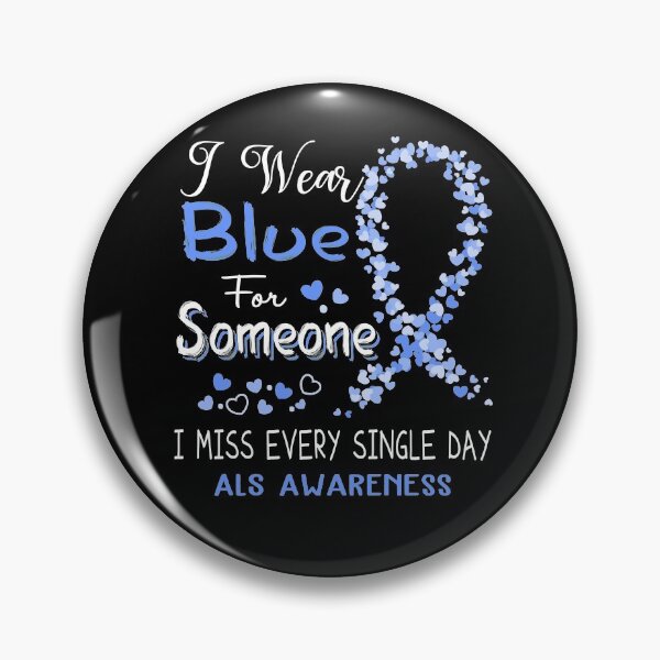Item preview, I Wear Blue ALS Awareness designed and sold by GennieShop.