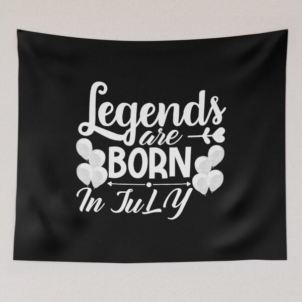 Item preview, legends are born in july, july birthday, july birthday shirt, july birth, made in july, born in july designed and sold by T-DESIGNEDZ.