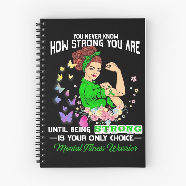 Item preview, Mental Illness Warrior You Never Know How Strong You Are designed and sold by largellie.