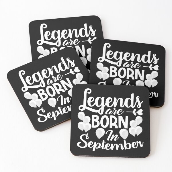 Item preview, legends are born in september, september birthday shirt, september shirt, september birthday, september birth, made in september, born in september designed and sold by T-DESIGNEDZ.