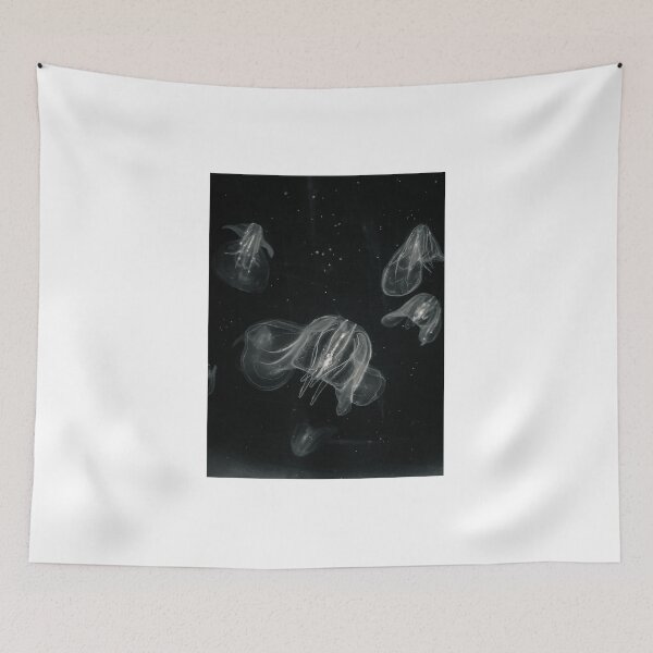Item preview, Black and white jelly fish designed and sold by Samantha Grela.