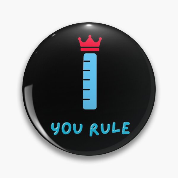 Item preview, You Rule: cute ruler pun designed and sold by NerdyChibi.