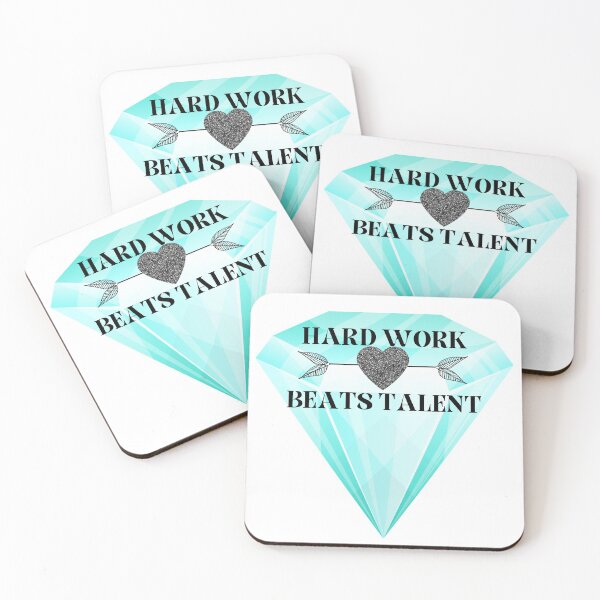 Item preview, Hard Work Beats Talent, motivational designed and sold by Houevo Olga Anihouanou.