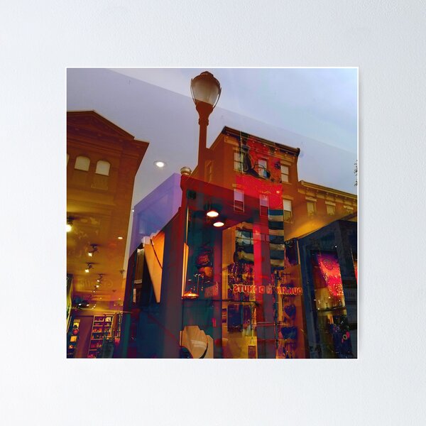 Item preview, Red reflections on South Street designed and sold by Cinzia Sevignani.
