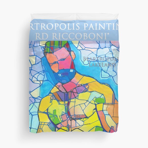 Item preview, Lakeland - Beartropolis Aerial Flyover Man Map designed and sold by RDRiccoboni.