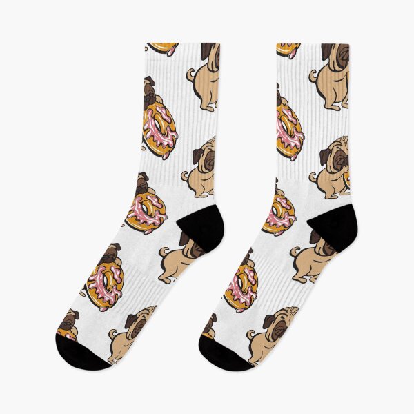 Item preview, Pug Eating Donuts designed and sold by SenGift.