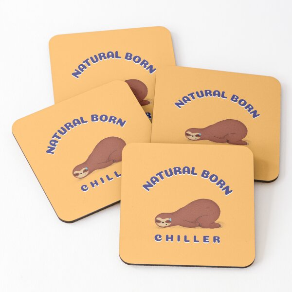 Item preview, Sleepy Sloth, Natural Born Chiller designed and sold by Studio TANFF.