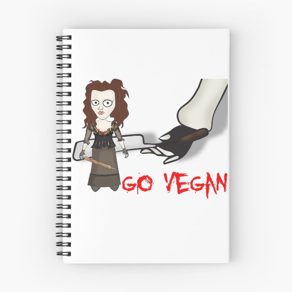 Item preview, Mrs Lovett says Go Vegan designed and sold by MomOfCreatures.