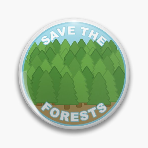Item preview, Save the Forests Sticker designed and sold by gabrielawilde.