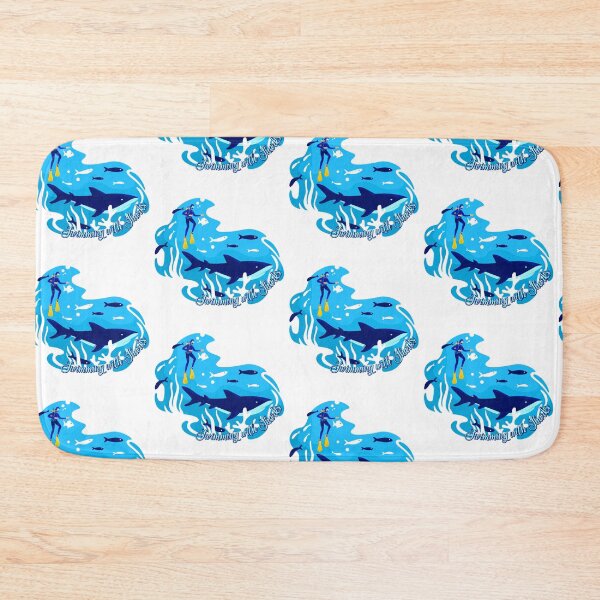 Item preview, Swimming With Sharks . Fun Gift for Scuba Divers designed and sold by AwakenedSoul.