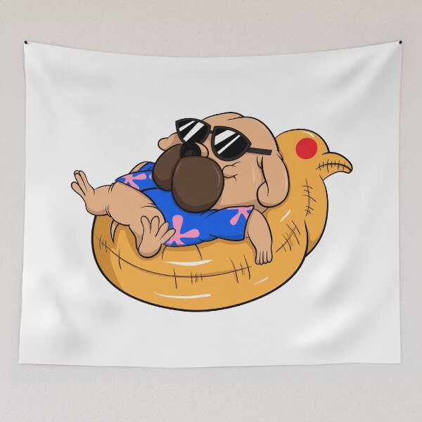 Item preview, Chilling Pug Wearing Glasses designed and sold by SenGift.