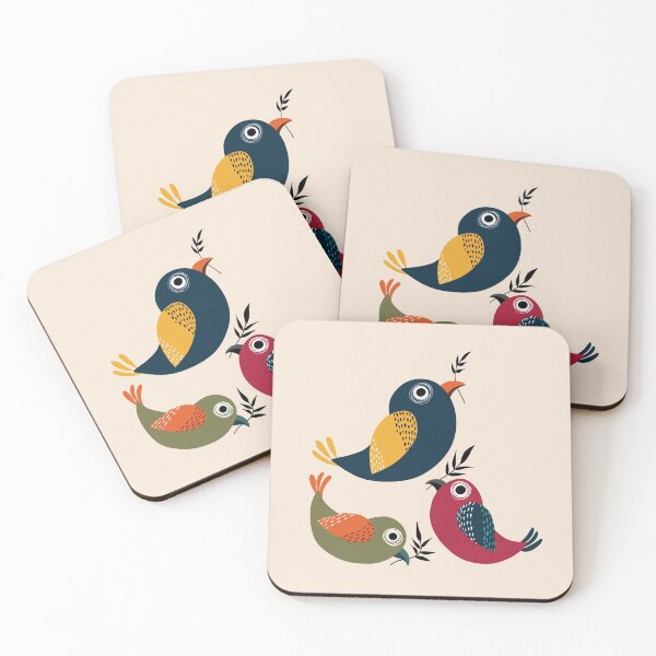 Item preview, Mid Century Abstract Birds designed and sold by Lucky-Llama.