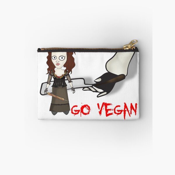 Item preview, Mrs Lovett says Go Vegan designed and sold by MomOfCreatures.
