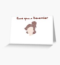 Once Upon a December Anastasia Stained Greeting Card